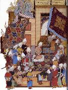 Joseph,Haloed in his tajalli,at his wedding feast Shaykh Muhammad